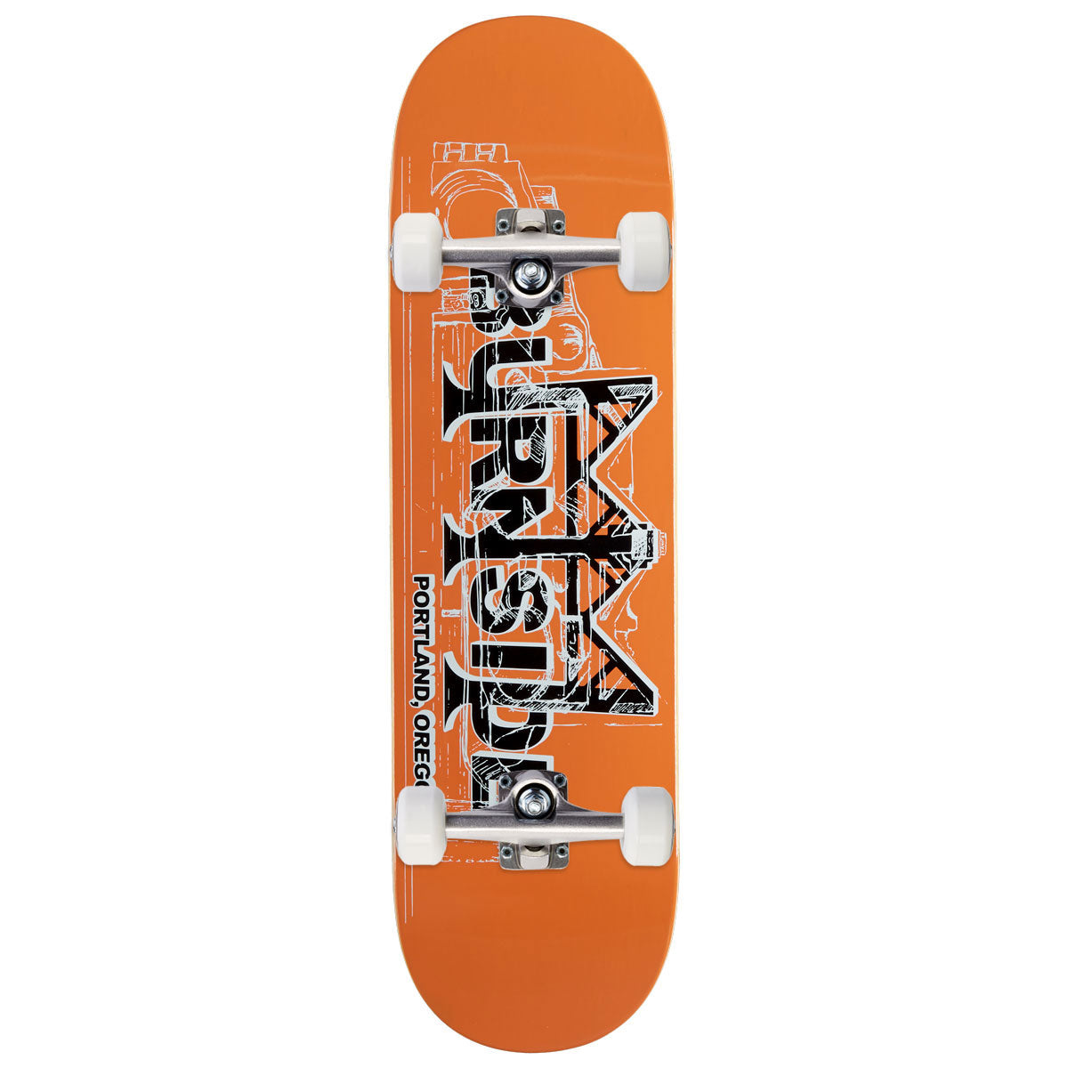 Burnside Bridge Skateboard Complete - Orange - 9.00"