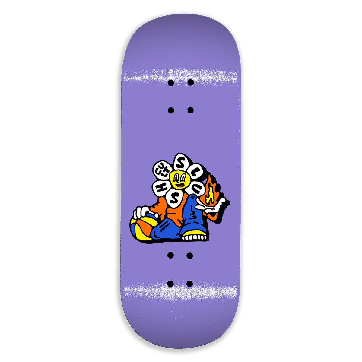 SlushCult Ballin Fingerboard Deck - Purple - 34mm