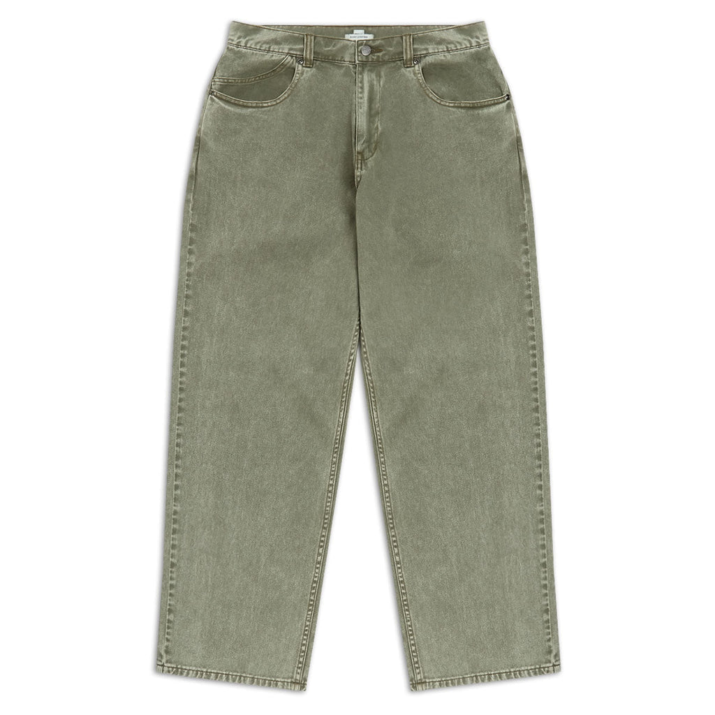 CCS Baggy Straight Denim Jeans - Faded Olive