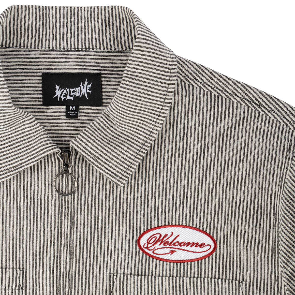 Welcome Garage Oxford Shirt - Black/Grey
