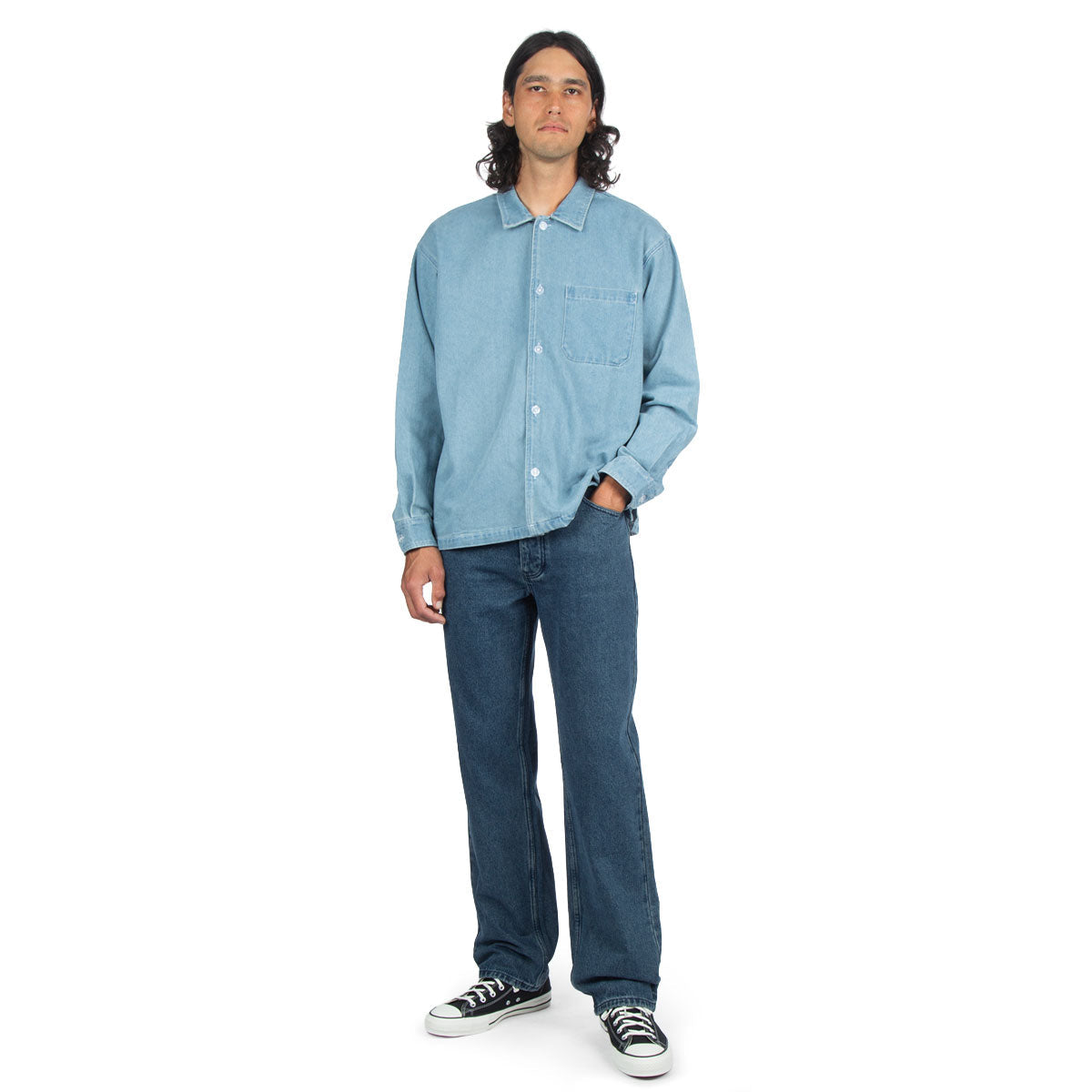 CCS Western Straight Denim Jeans - True Blue