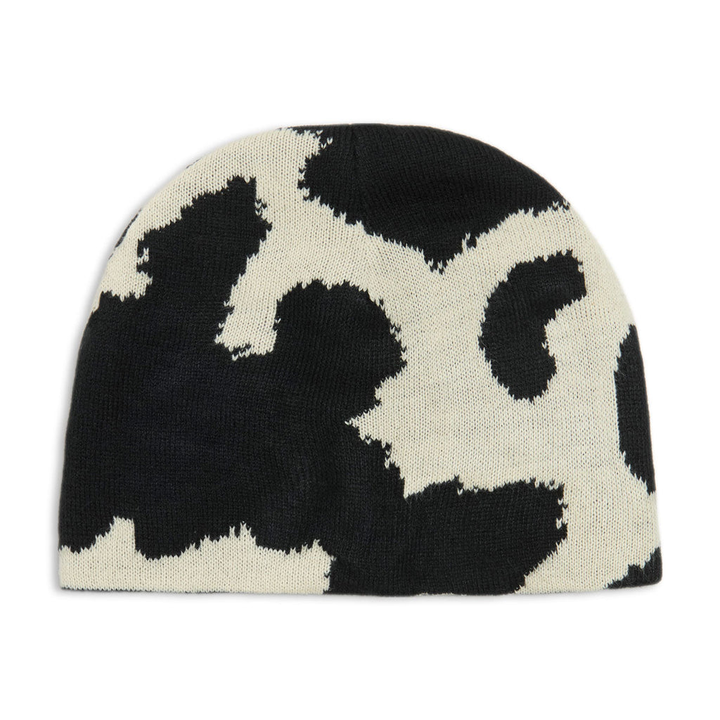 CCS Reversible Cow Skully Beanie - Black/Natural