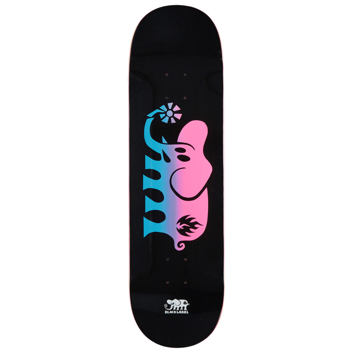 Black Label Elephant Fade Skateboard Deck - 8.25"