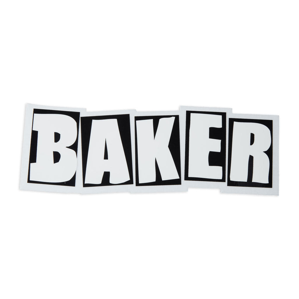 Baker Brand Logo Sticker - Black/White - SM