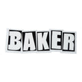 Baker Brand Logo Sticker - Black/White - SM