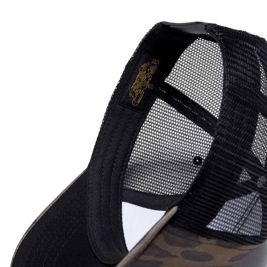 CCS Leopard Trucker Hat - Black/Brown