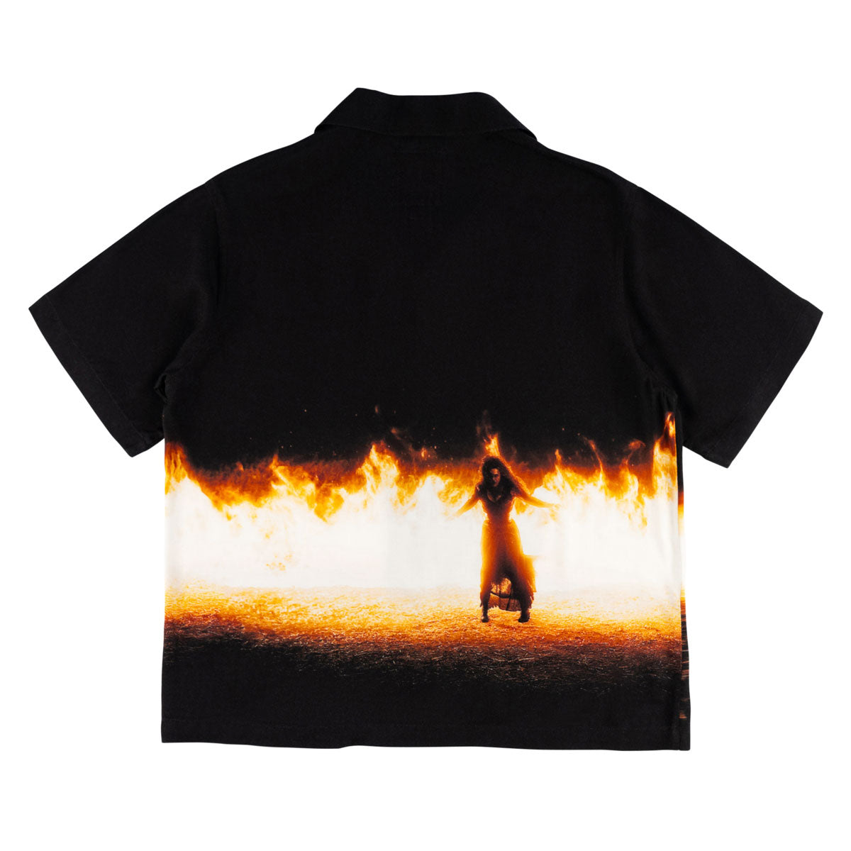 Welcome x Harry Potter Burrow Burn Rayon Shirt - Black