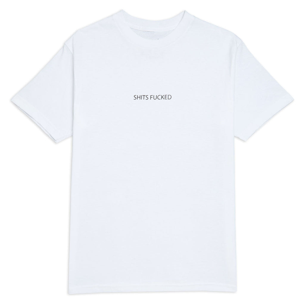 Designer Trash Shits Fucked T-Shirt - White