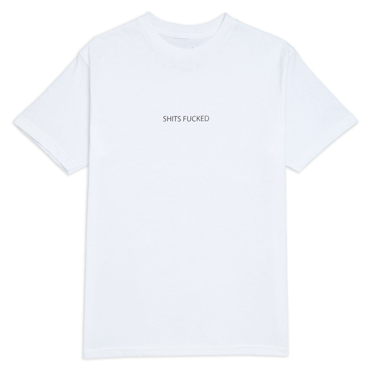 Designer Trash Shits Fucked T-Shirt - White
