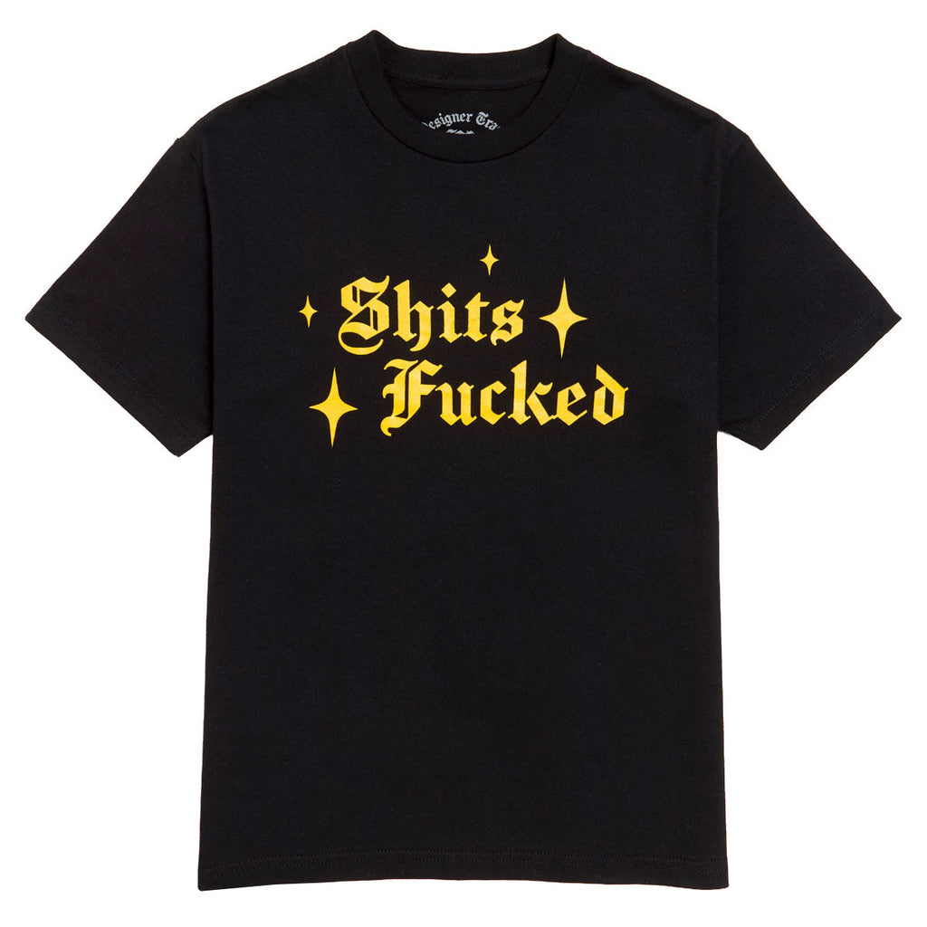 Designer Trash Sparkle T-Shirt - Black