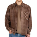 CCS Dial Up Flannel Shirt - Brown