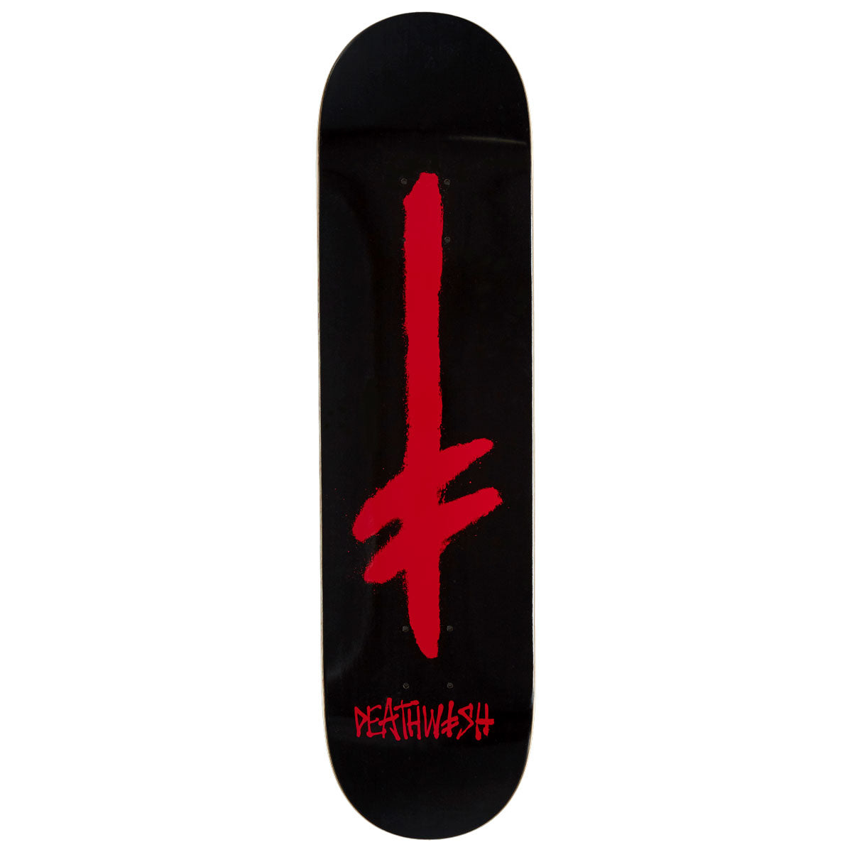 Deathwish Gang Spray Skateboard Deck - Black/Red - 8.00"