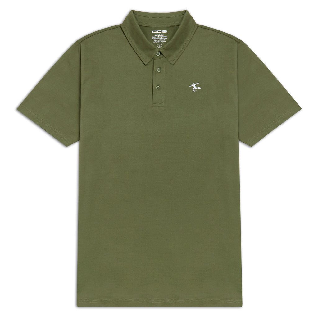 CCS Cheap Skates Icon Polo Shirt - Army Green