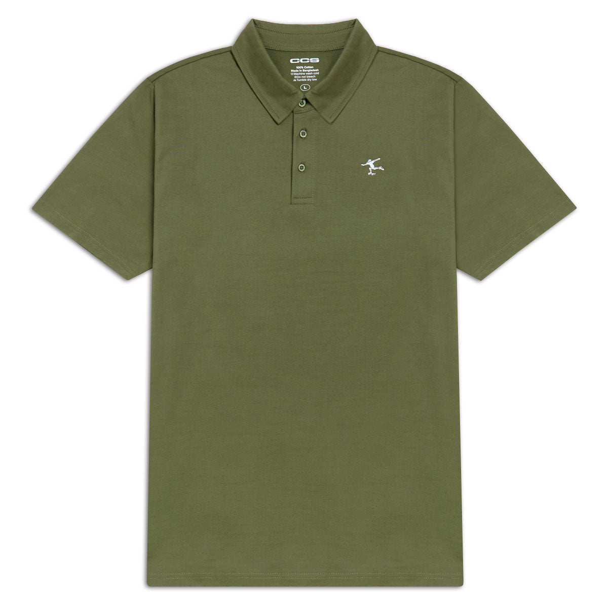 CCS Cheap Skates Icon Polo Shirt - Army Green