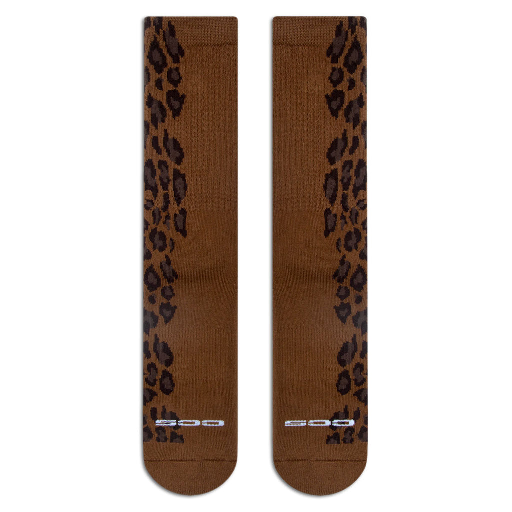 CCS Leopard Socks - Brown