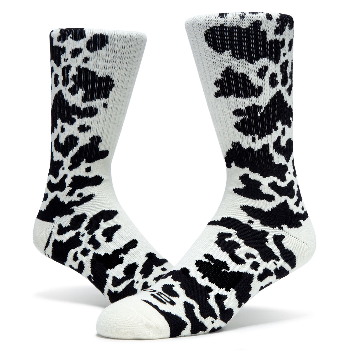 CCS Cow Socks - White/Black