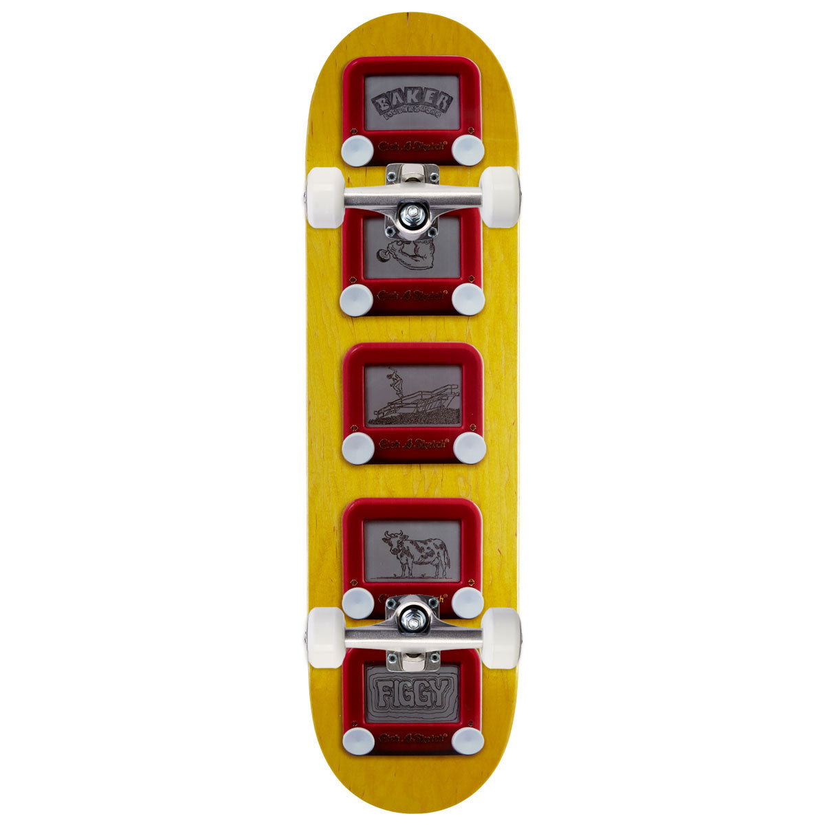 Baker Justin Figgy Figueroa Head On Collision Skateboard Complete - 8.25"