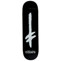 Deathwish Gang Spray Skateboard Deck - Black/White - 8.25"