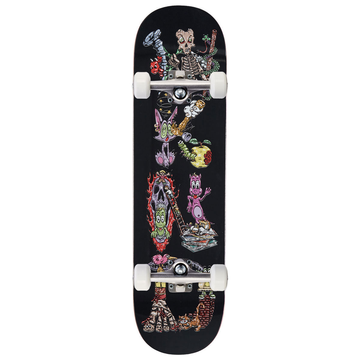 WKND Dusted Team SN Skateboard Complete - Black - 8.125"