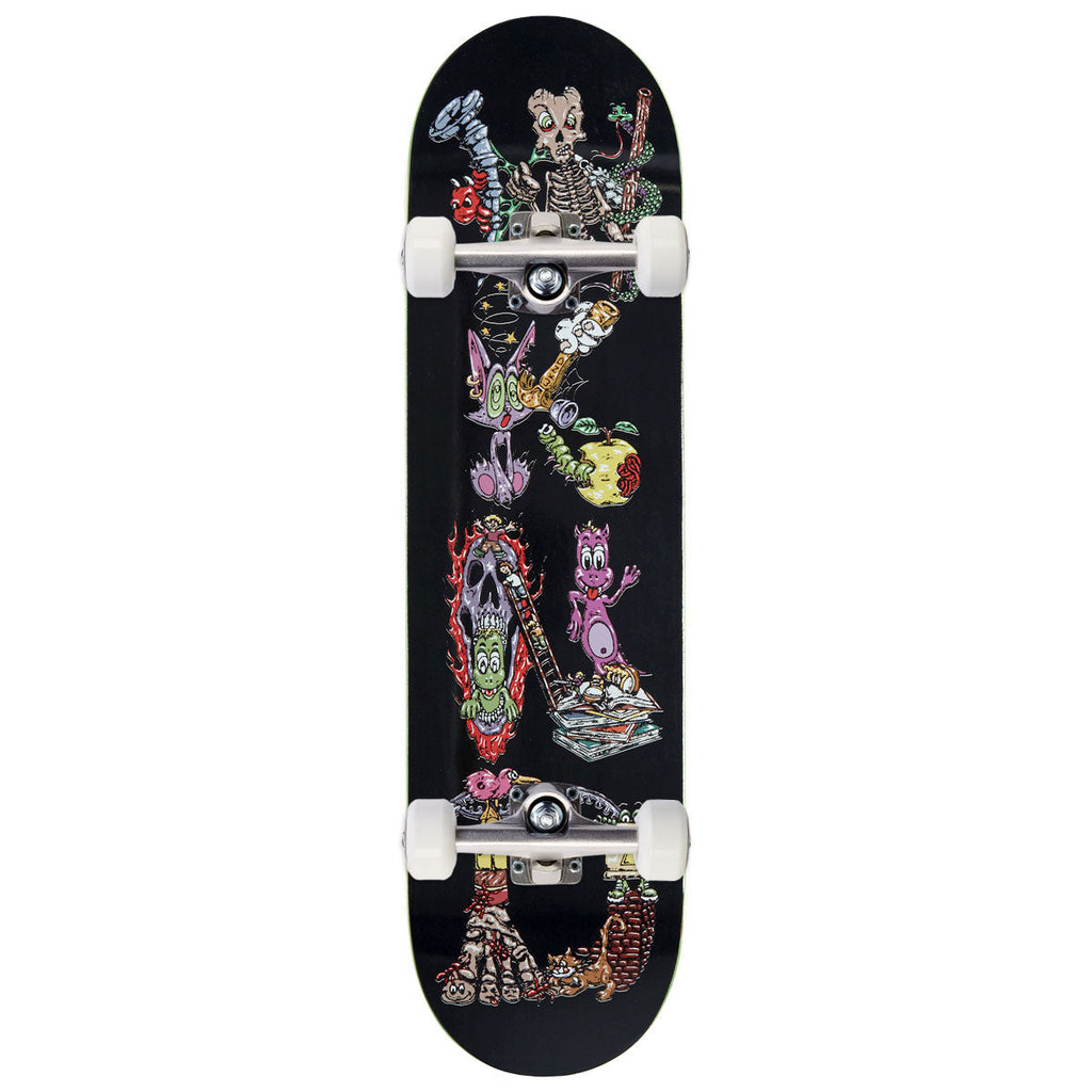 WKND Dusted Team MC Skateboard Complete - Black - 8.25"