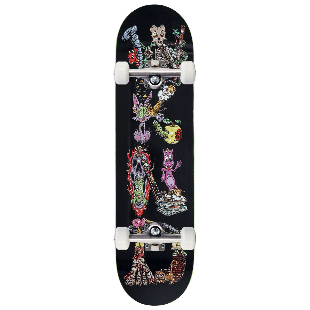 WKND Dusted Team MC Skateboard Complete - Black - 8.25"