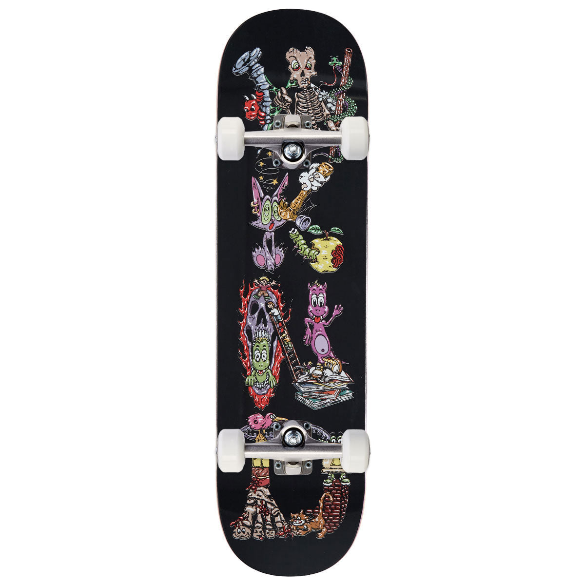 WKND Dusted Team SN Skateboard Complete - Black - 8.375"