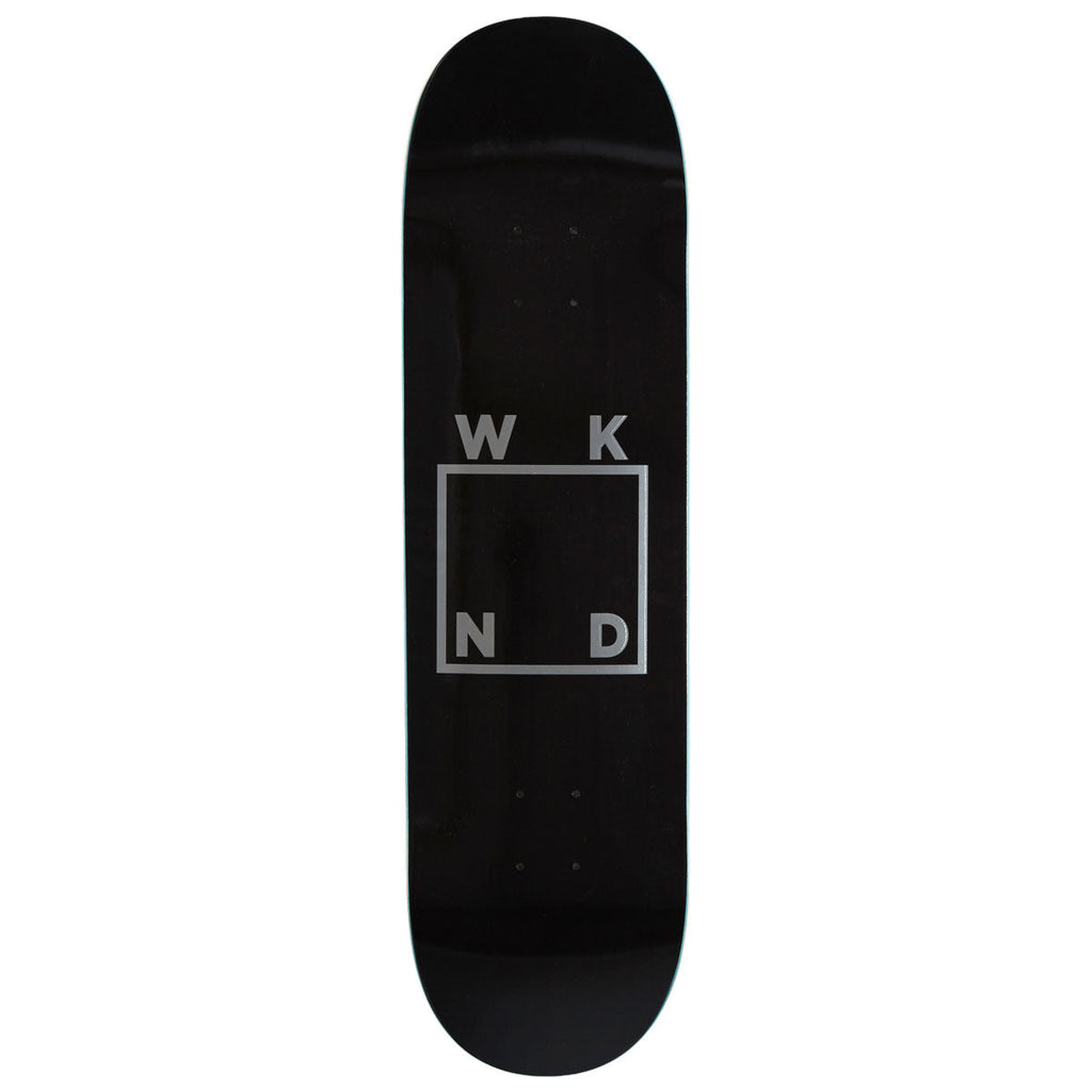 WKND Logo PS Skateboard Deck - Black/Silver - 8.375"