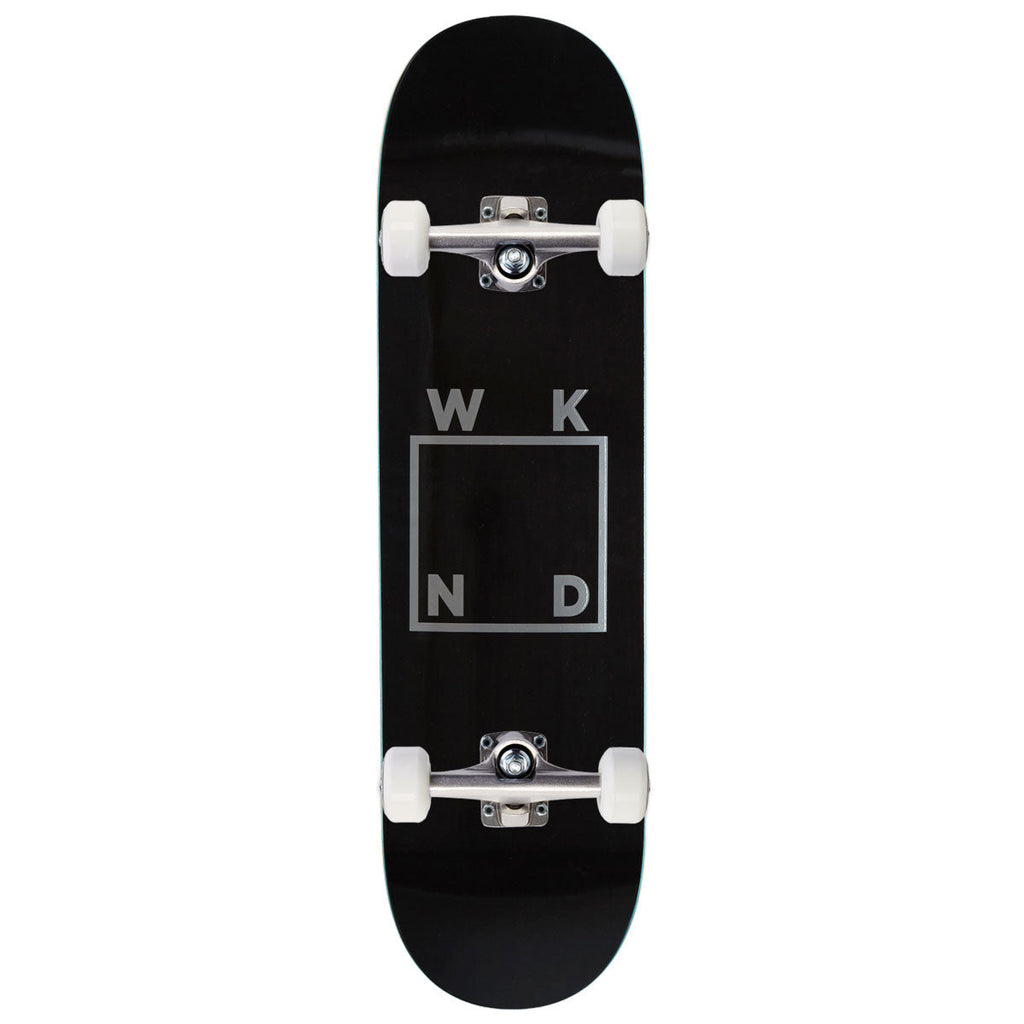 WKND Logo PS Skateboard Complete - Black/Silver - 8.375"
