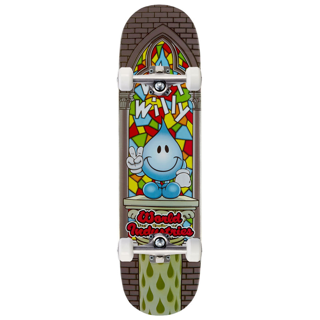 World Industries Wet Willy Stained Glass Skateboard Complete - 8.25"
