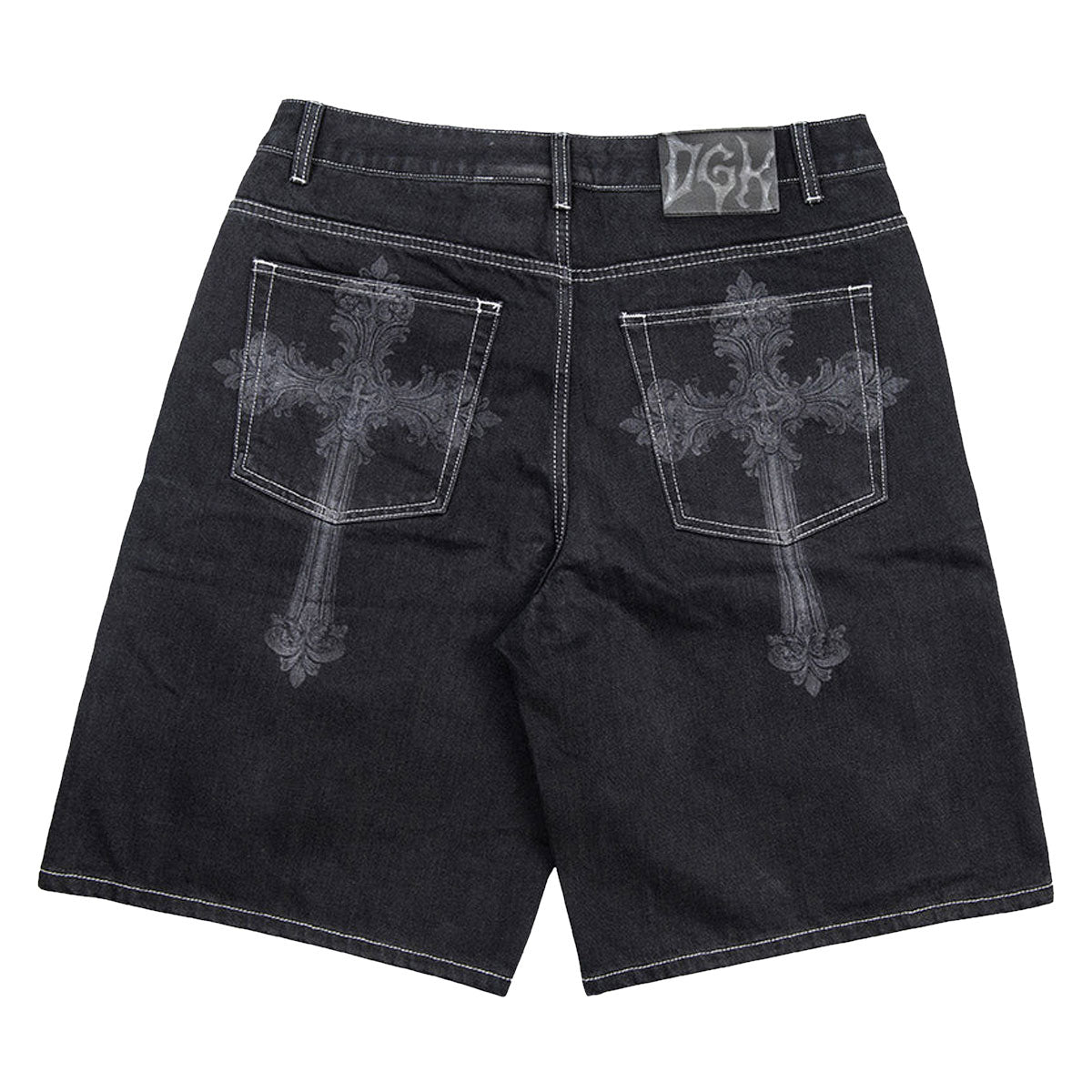 DGK Sovereign Denim Shorts - Washed Black