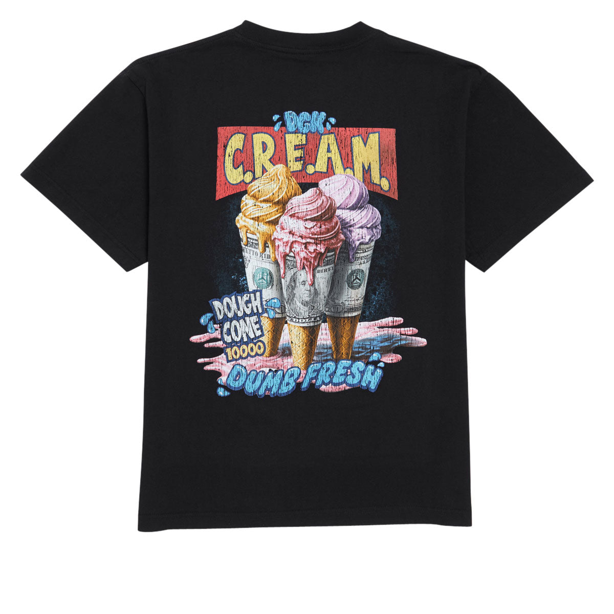 DGK Dough Cone Boxy T-Shirt - Black
