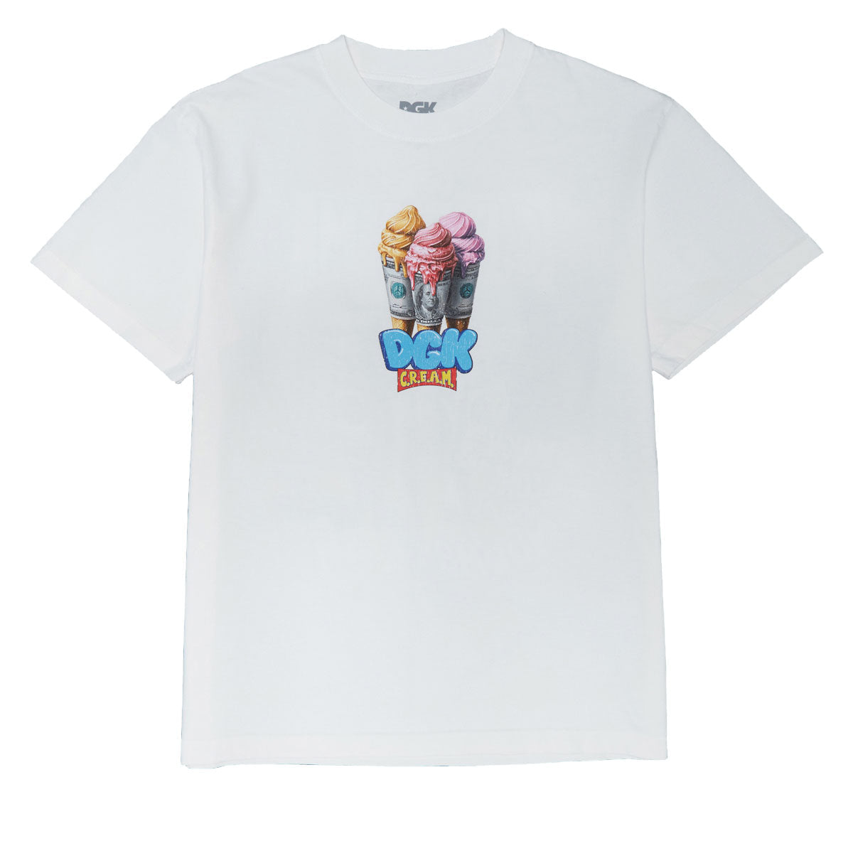 DGK Dough Cone Boxy T-Shirt - White
