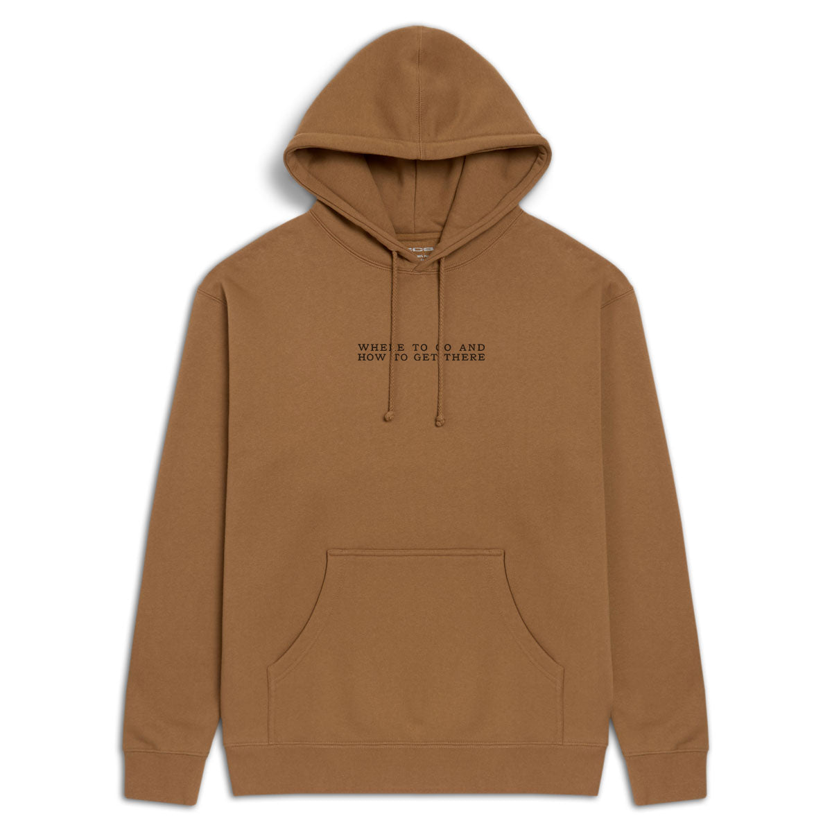 CCS x Zanereti Where To Go Hoodie - Saddle