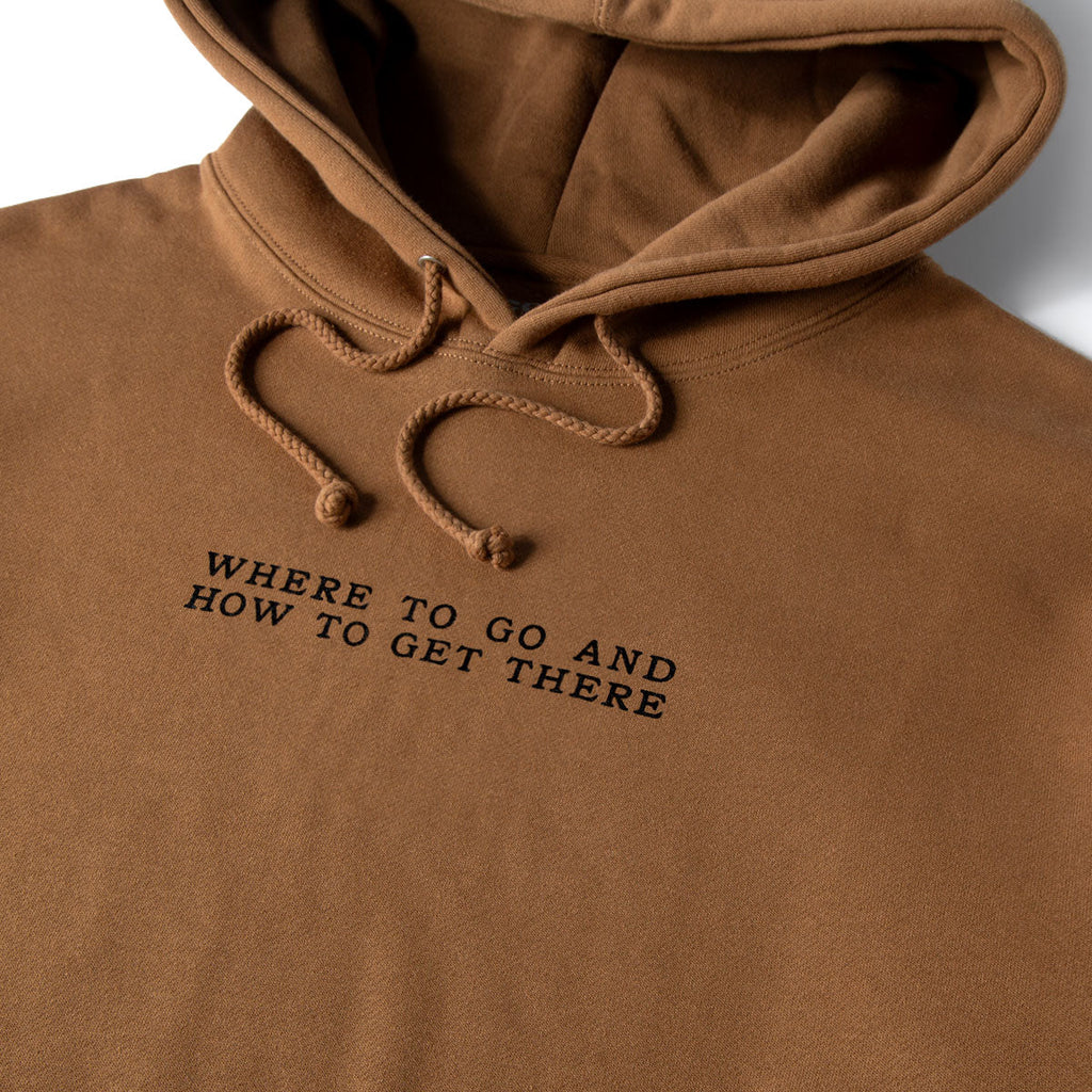 CCS x Zanereti Where To Go Hoodie - Saddle