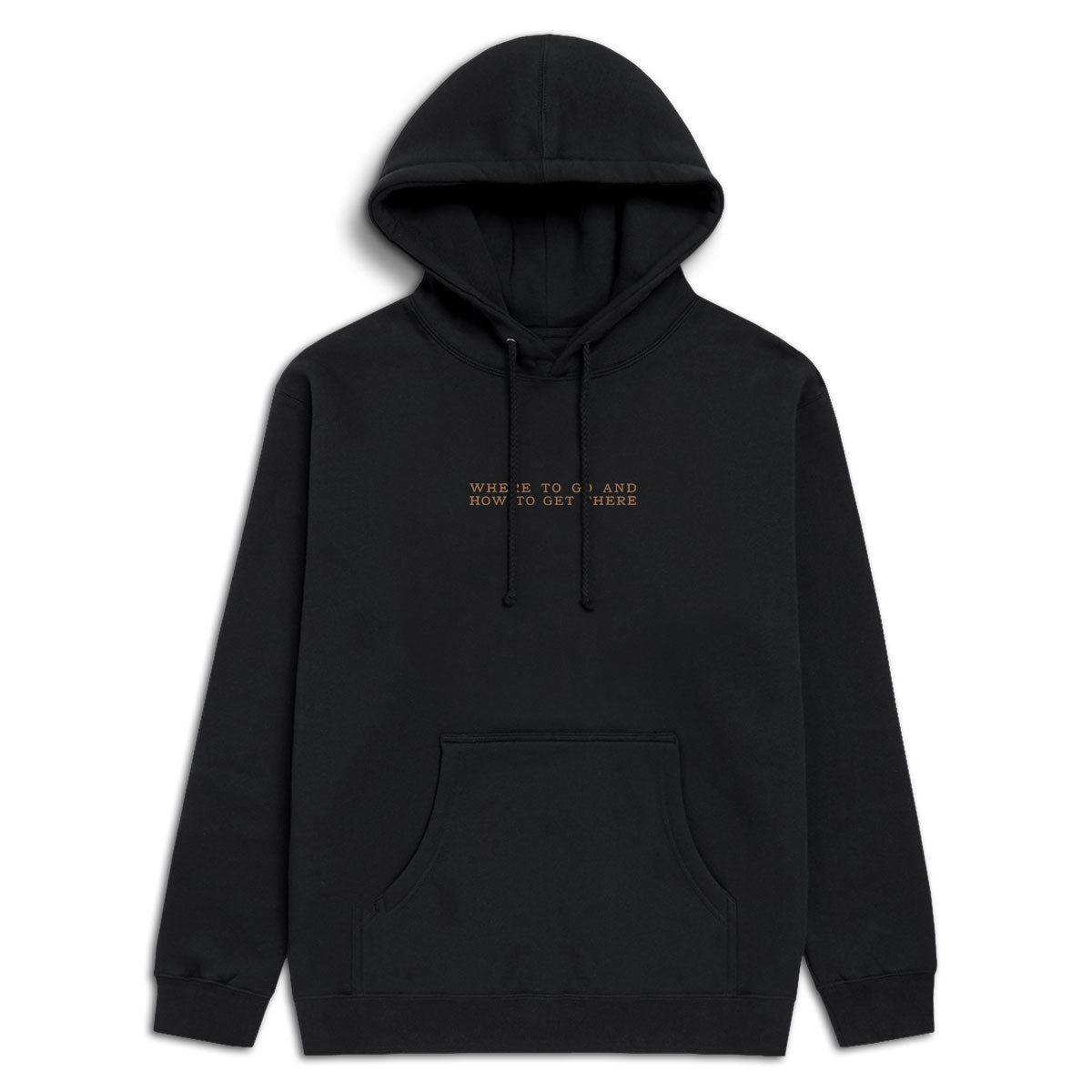 CCS x Zanereti Where To Go Hoodie - Black