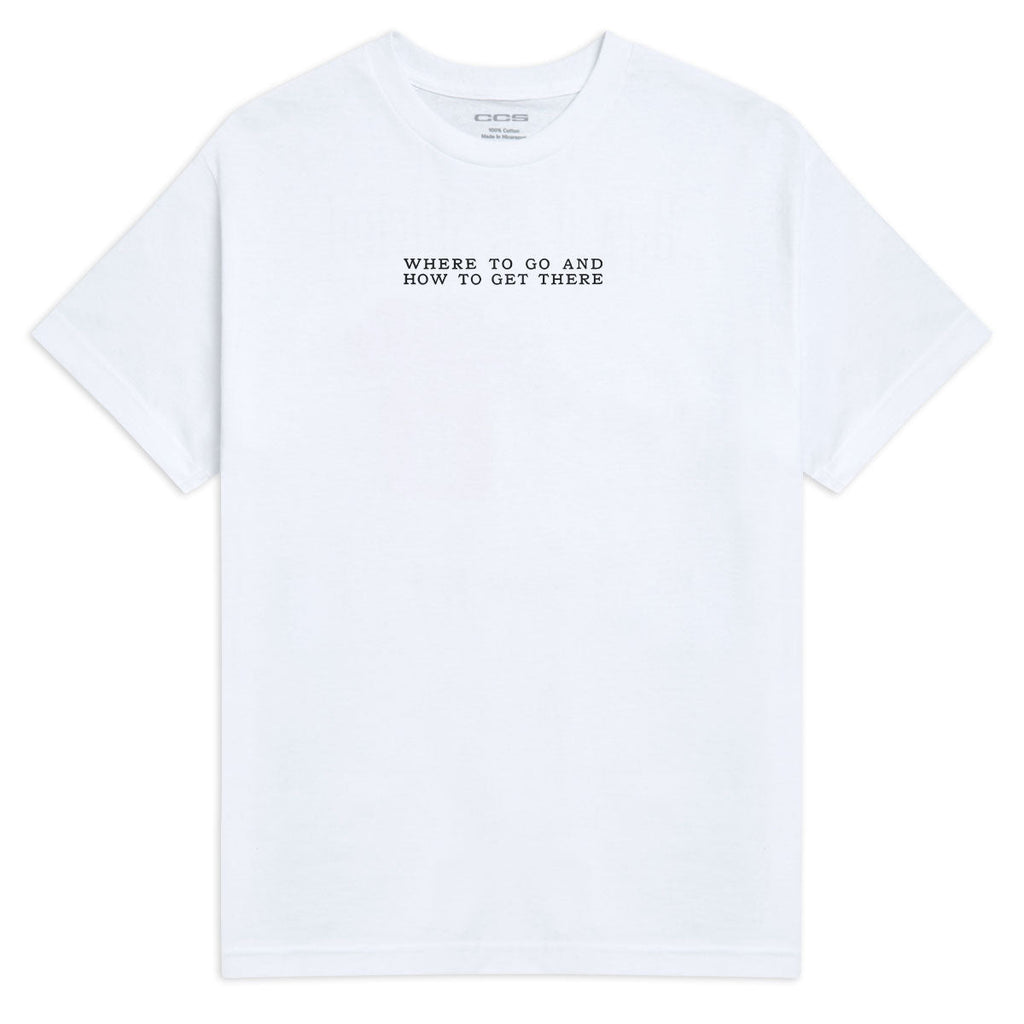 CCS x Zanereti Where To Go T-Shirt - White