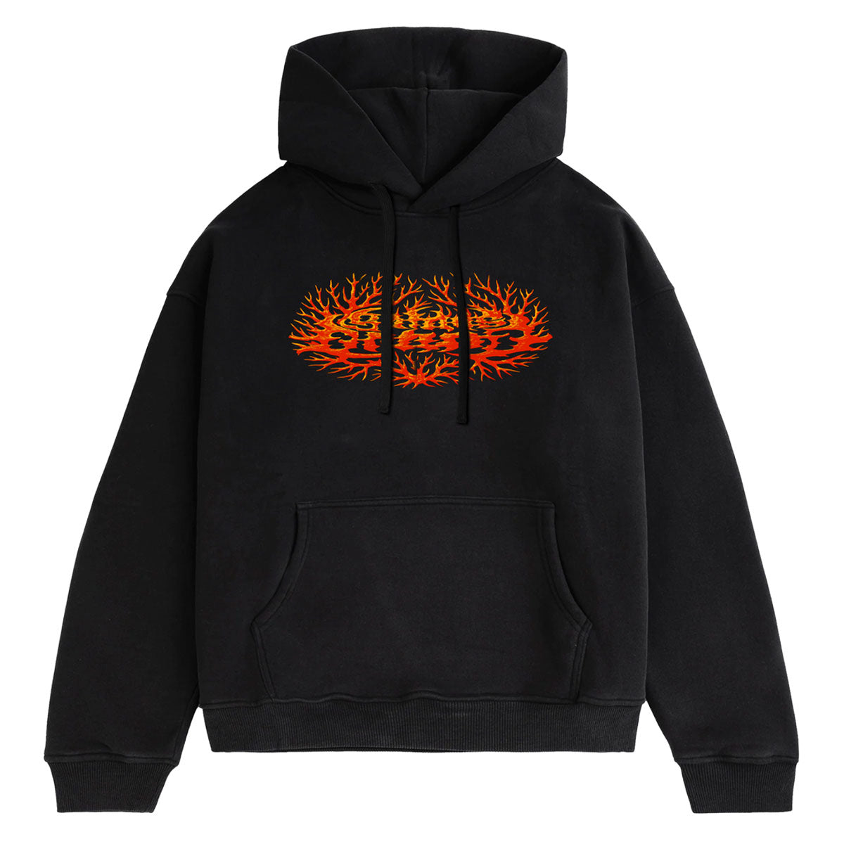 Satan's Drano Coral Logo Hoodie - Black