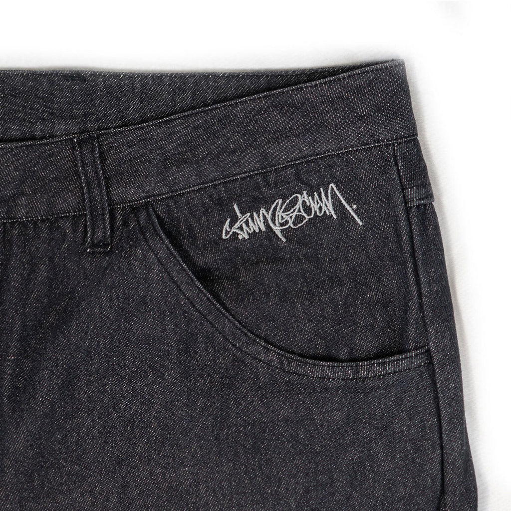 Timescan Relaxed Denim Jeans - Black