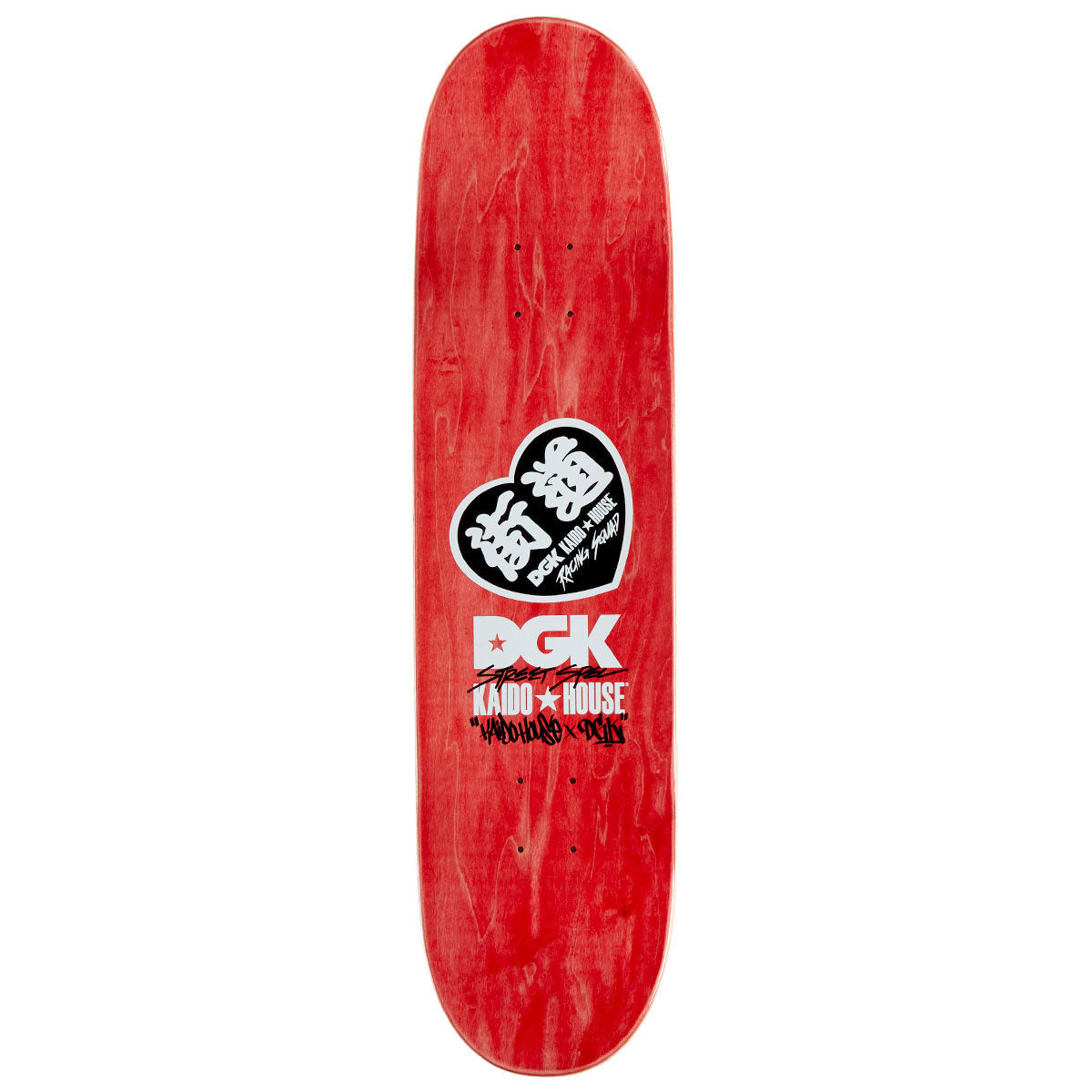 DGK x Kaido House Wide Open Embossed Skateboard Complete - Black - 8.06"