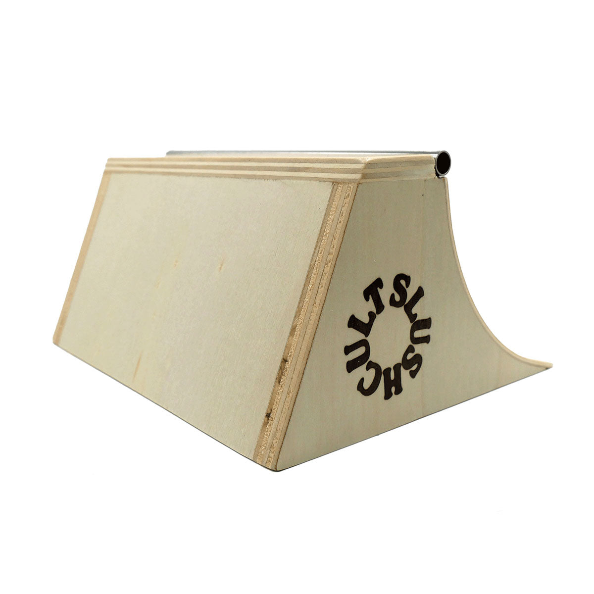 SlushCult Fingerboard Quarterpipe - Wood