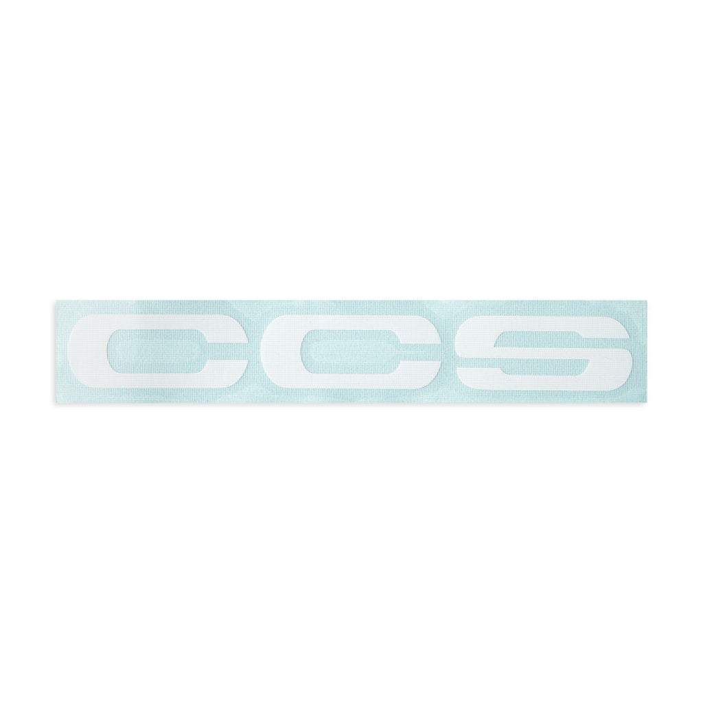 CCS New Logo Decal Sticker - White - 6"