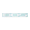 CCS New Logo Decal Sticker - White - 6"