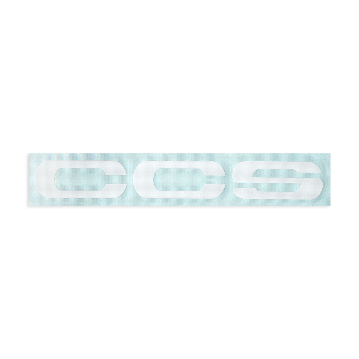 CCS New Logo Decal Sticker - White - 6"