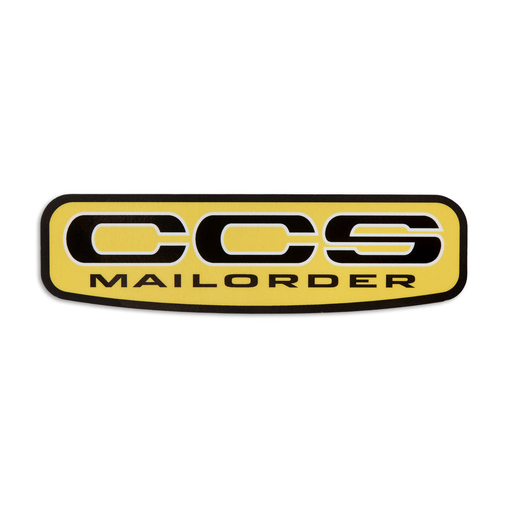 CCS Mailorder Sticker - Yellow - 4.5"