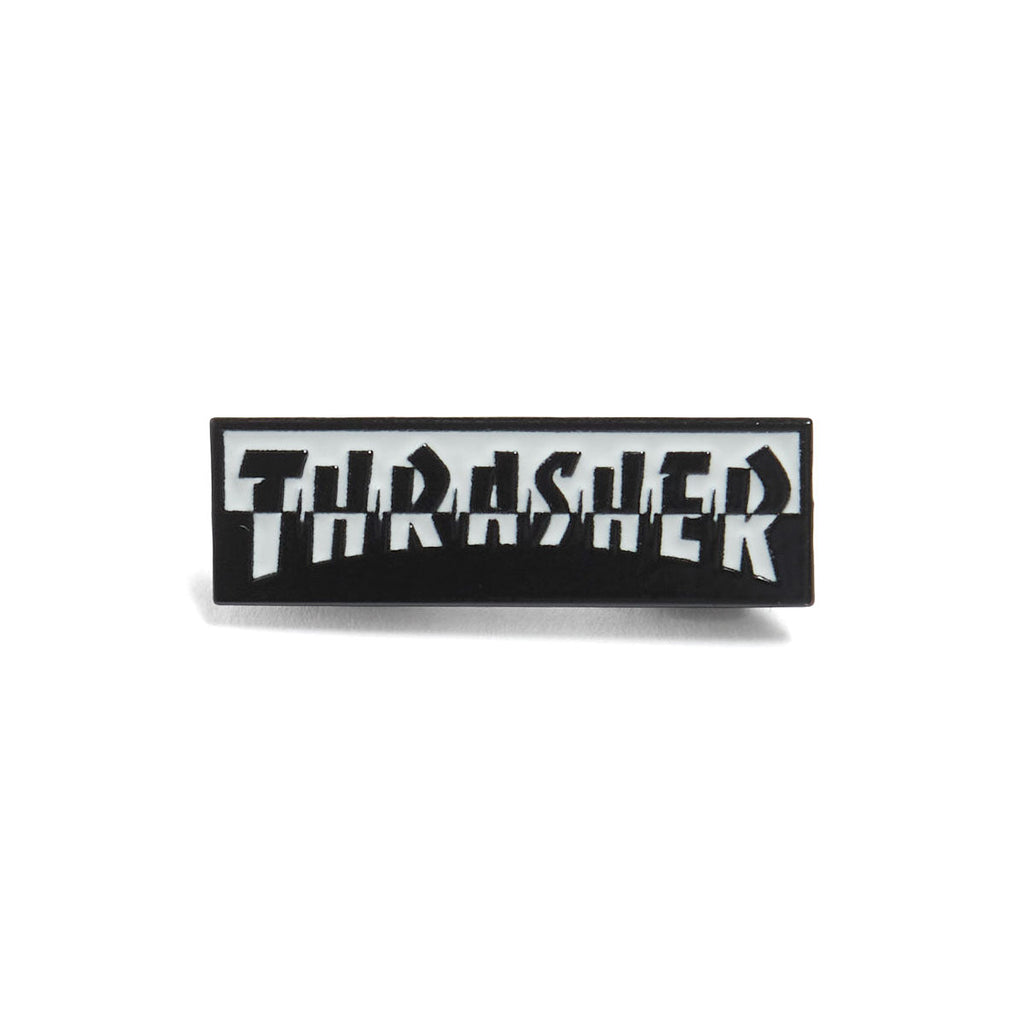 Thrasher Mixtape Lapel Pin - Black/White