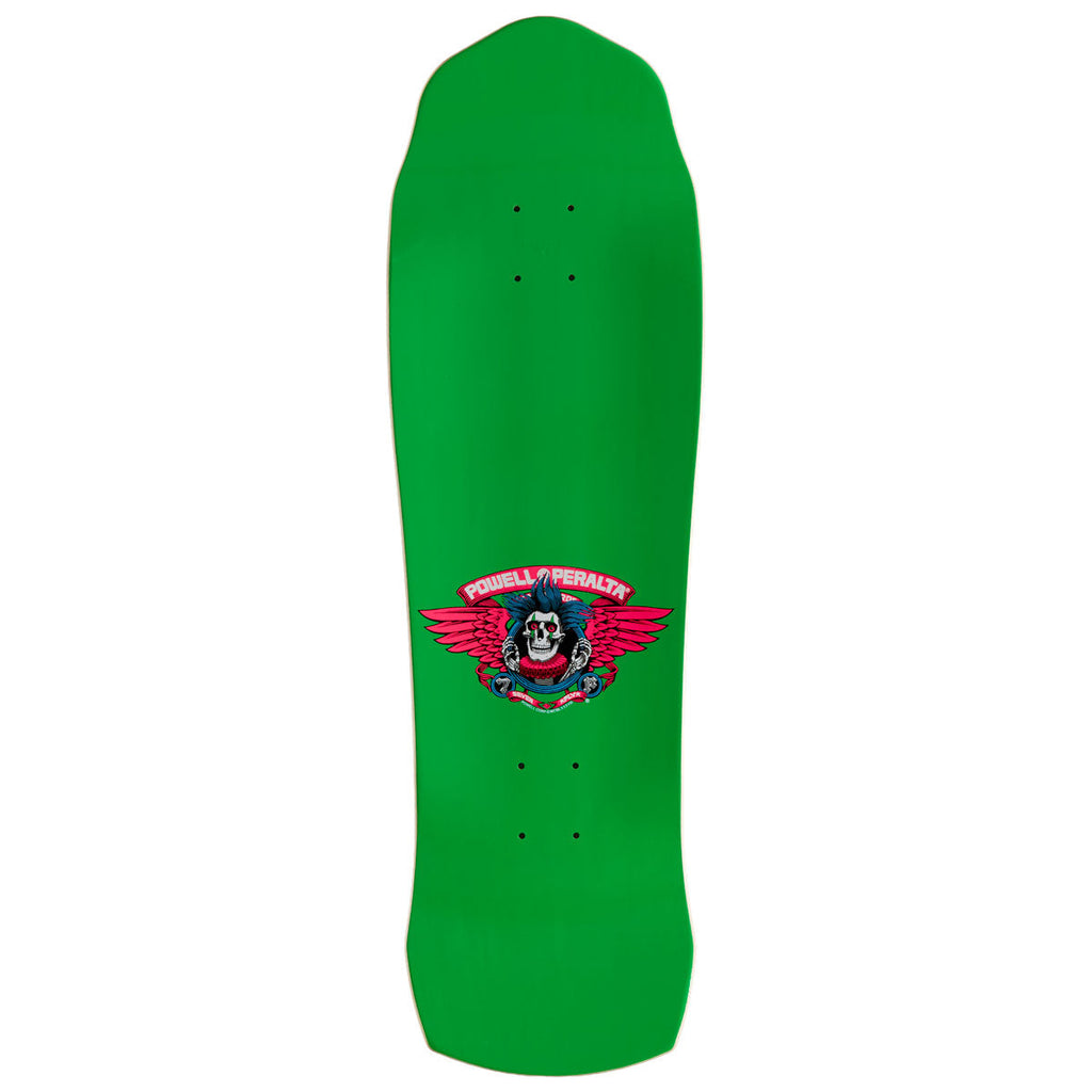 Powell-Peralta Chris Hiett Skull Skateboard Complete - Neon Green/Blue Foil - 9.50"