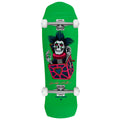 Powell-Peralta Chris Hiett Skull Skateboard Complete - Neon Green/Blue Foil - 9.50"