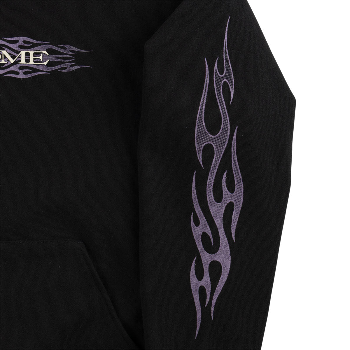 Welcome Brevity Hoodie - Black/Purple