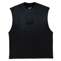 Welcome Vamp Knit Tank Top - Black Sun Fade