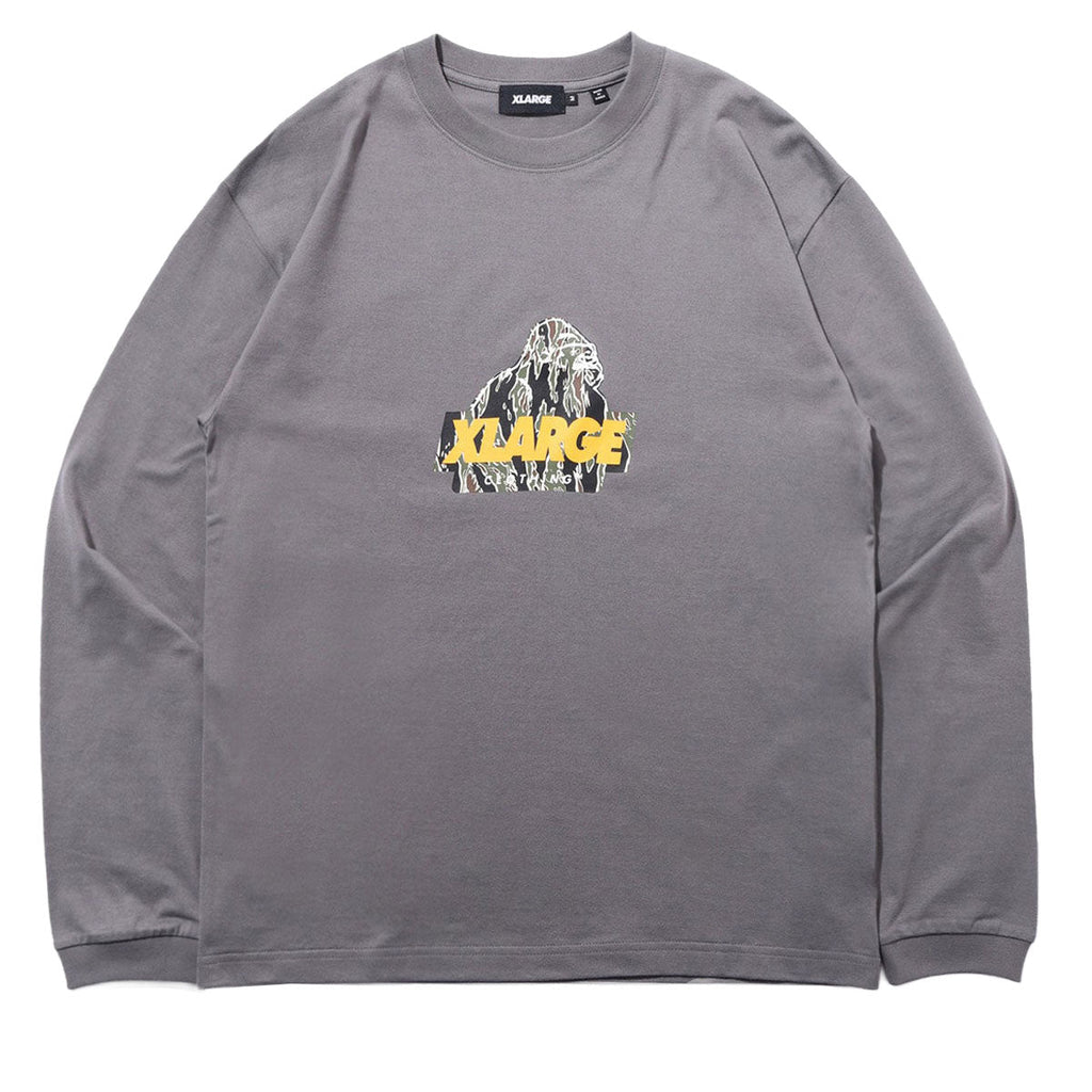 XLarge Urban Logo Long Sleeve T-Shirt - Charcoal